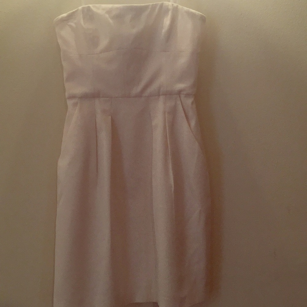 Strapless Ivory BCBG dress